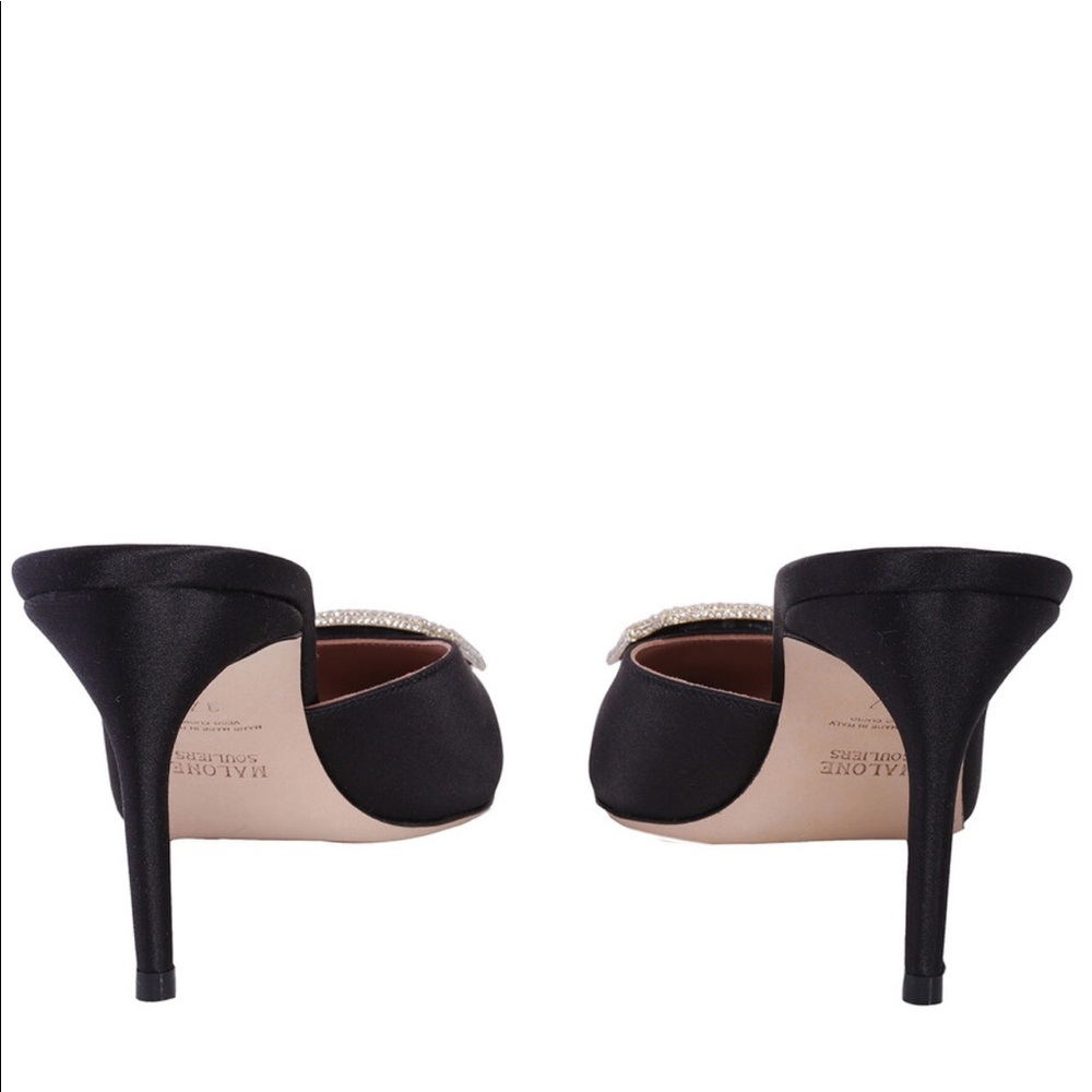 Malone Souliers Mona 70 Satin Mules BRAND NEW/NEVER WORN - Picture 14 of 14